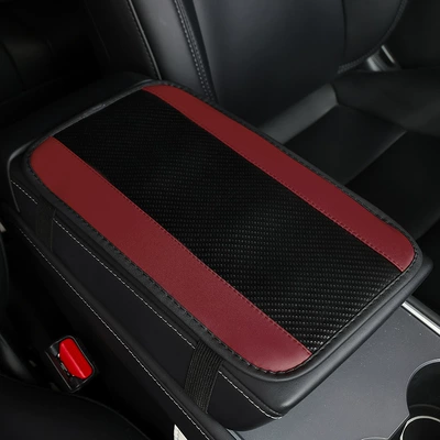 carbon fiber leather | Universal Armrest box pad