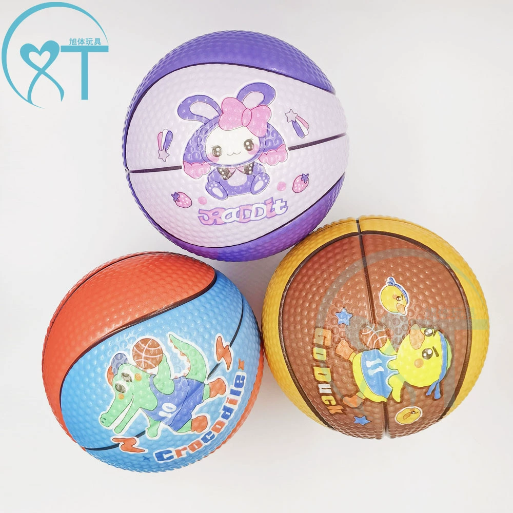Детский спортивный игрушечный мяч 15 см большой мультяшный баскетбольный футбольный мяч из Пенополиуретана губка твердый мяч эластичный игрушечный мяч