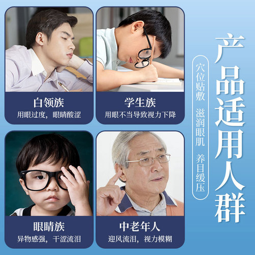 Lutein Eye Patch Ice Eye Patch Eye Protection Patch Hydrogel Cold Eye Mask Relieves Eye Fatigue and Moisturizes Vision
