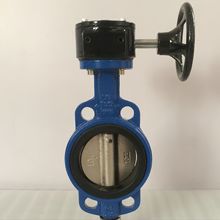 【厂家直销】手动蜗轮对夹蝶阀D371X-10 DN100 DN150全系列高品质