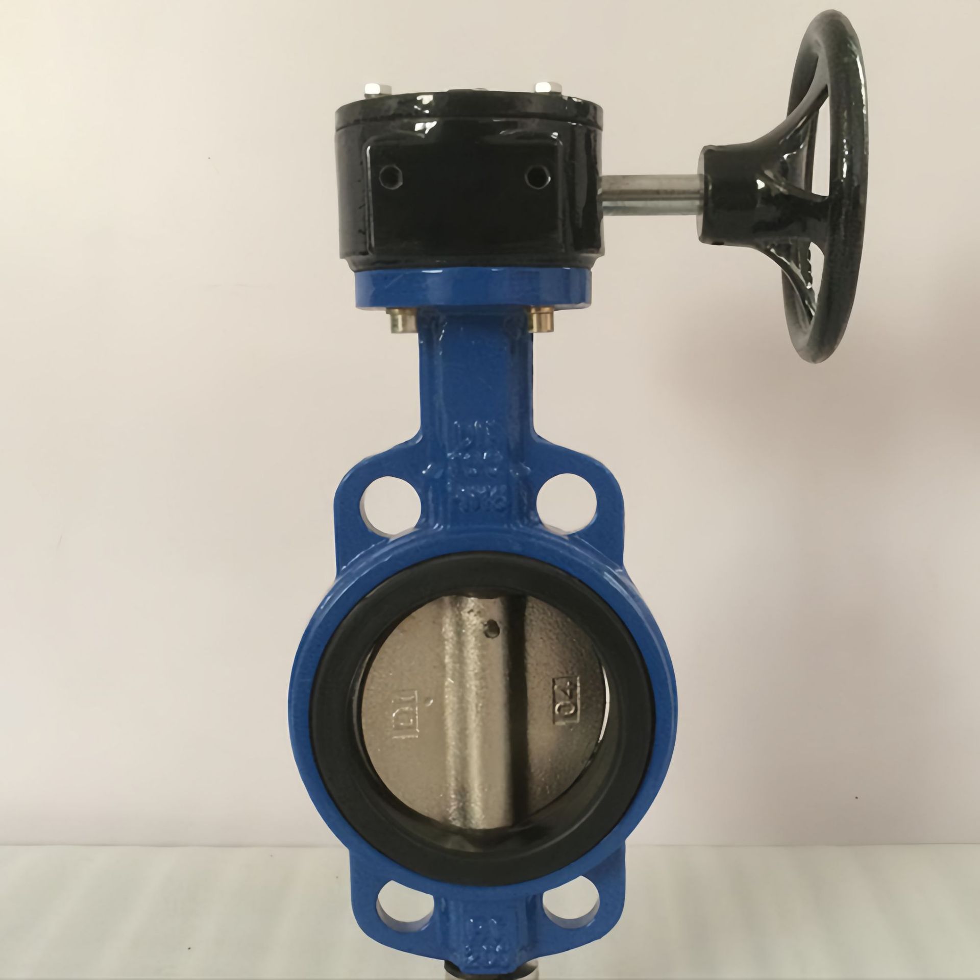 【厂家直销】手动蜗轮对夹蝶阀D371X-10 DN100 DN150全系列高品质
