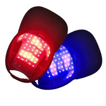 レッドブルー光線育毛キャップLED育毛キャップレーザー育毛キャップ毛包ケア増発理学療法帽子|undefined
