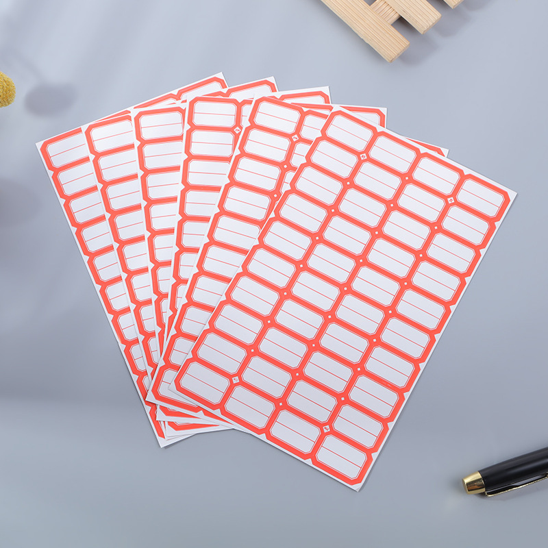 厂家直销标签纸不干胶小标签贴 手写自粘价格标签贴纸空白标记贴