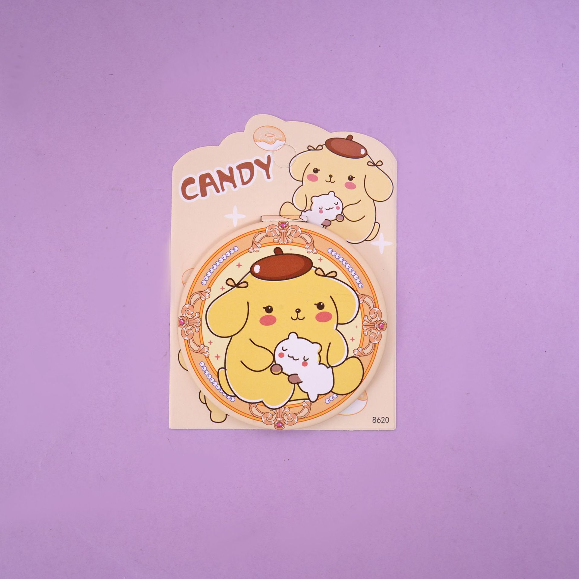 8620 푸딩개 원형거울