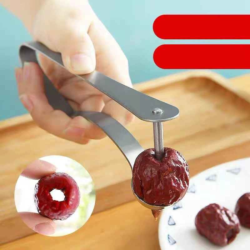 Стержень с красной датой Haw jujube Corer Инструмент для быстрого керна Cherry Corer Вишневый Кернер Вишневый Керн на складе