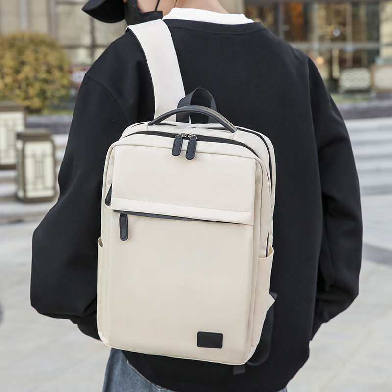 Ocio con bolsos de hombro, bolsos ligeros para mujeres, mochilas para computadoras portátiles de cercanías de negocios, mochilas para estudiantes de primaria y secundaria simples para hombres