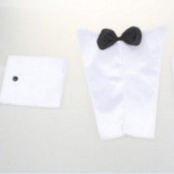 Headband, bow tie, set, (Physicals), graduation party, 3 piece set 4