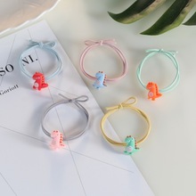 韩版高弹力恐龙发圈扎头发橡皮筋网红女头绳义乌两元店批发货源