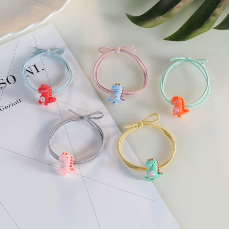 Корейская версия высокоэластичной динозавра для волос с резинкой для волос сетка красная женская голова веревка Иу два юаня