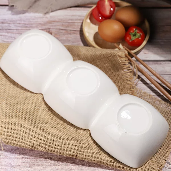 Sanlian bowl ceramic creative tableware bowl small dish bowl hotel tableware factory price large price excellent ceramic bowl export