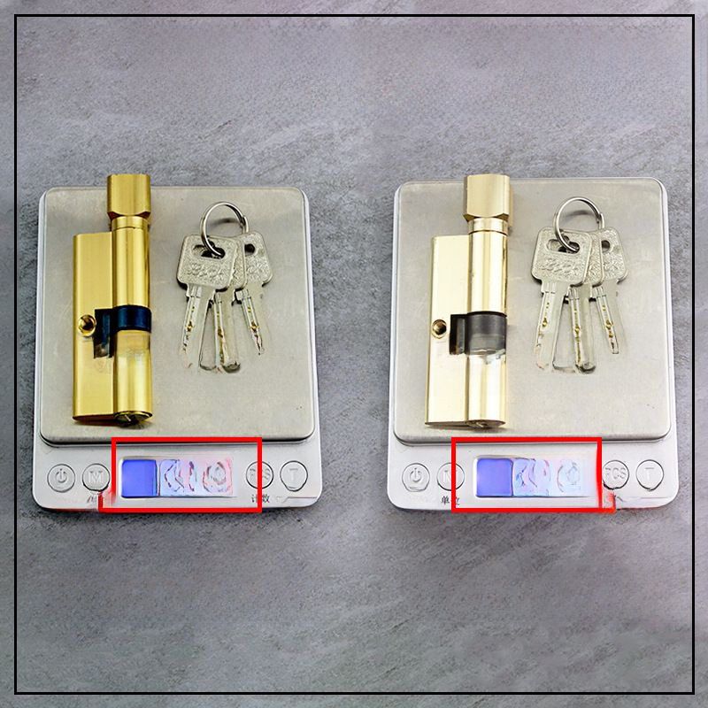 SOURCE Good Goods small 70 zinc alloy lock cylinder copper electric plum blossom button flat button round button indoor door lock cylinder color complete