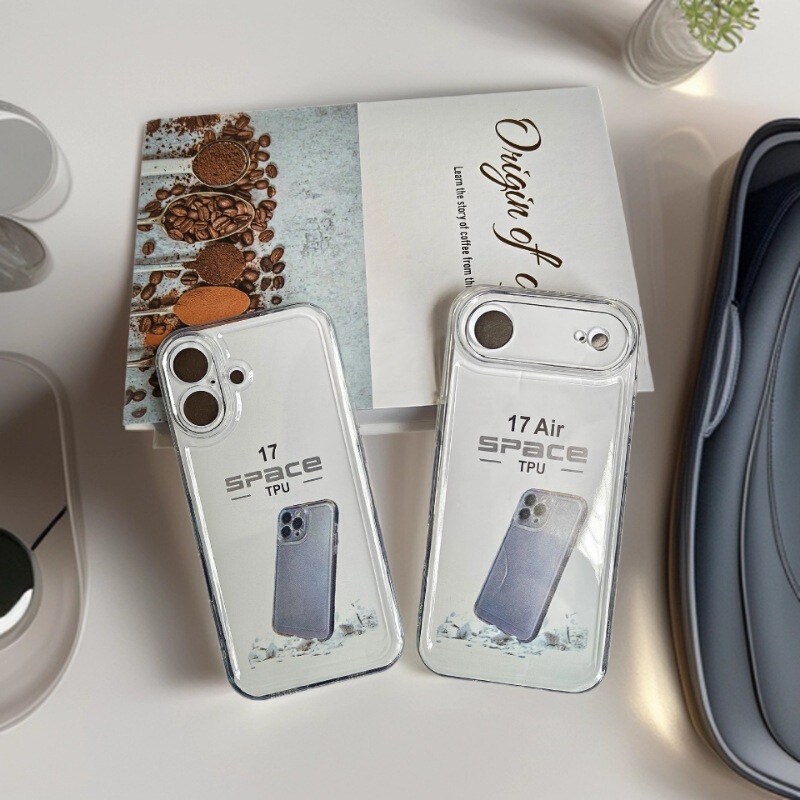 Space Shell Suitable for iPhone Apple 17 Transparent 1.5mm Thickeneded Four-Corner Mobile Phone Case Anti-Fall and Durable Soft Shell Space Shell Suitable for iPhone Apple 17 Transparent 1.5mm Thickeneded Four-Corner Mobile Phone Case Anti-Fall and Durable Soft Shell