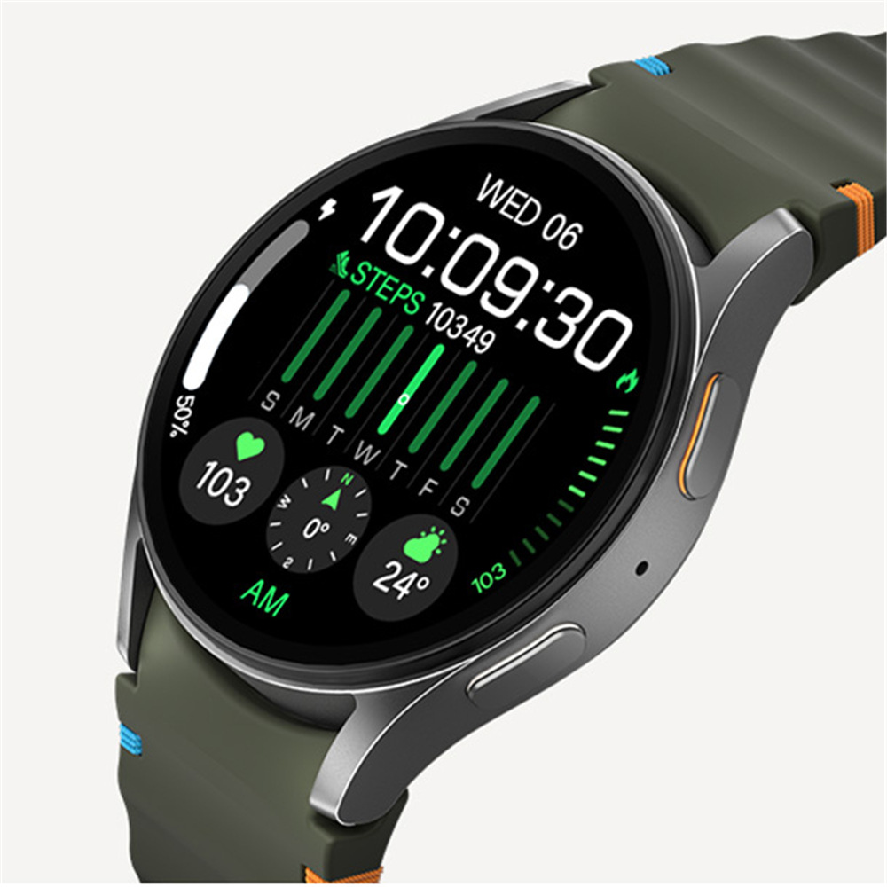 Nuevo reloj inteligente transfronterizo WatchHD7 mini AMOLED navegación de pantalla redonda monitoreo de frecuencia cardíaca de llamada Bluetooth
