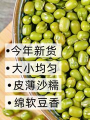 2024年农家新绿豆五谷杂粮农家自产可发芽绿豆健康
