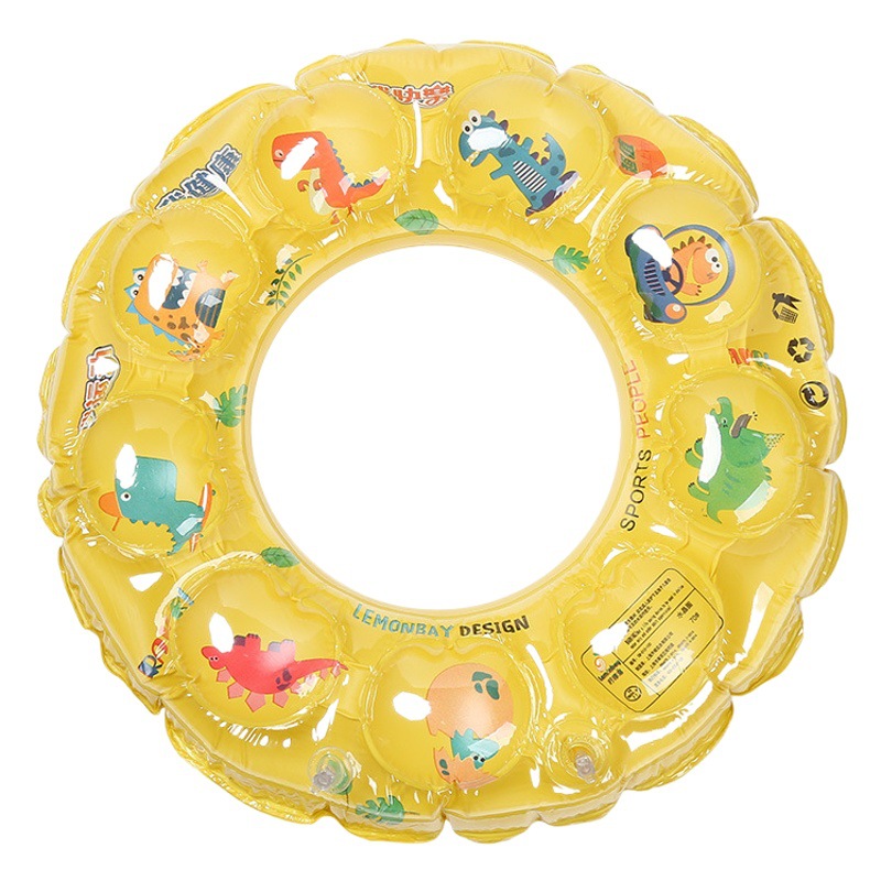 Flotador Inflable con Dibujos Animados para Niños 2-18 Años de PVC Ecológico, Doble Capa, Engrosado, para Piscina