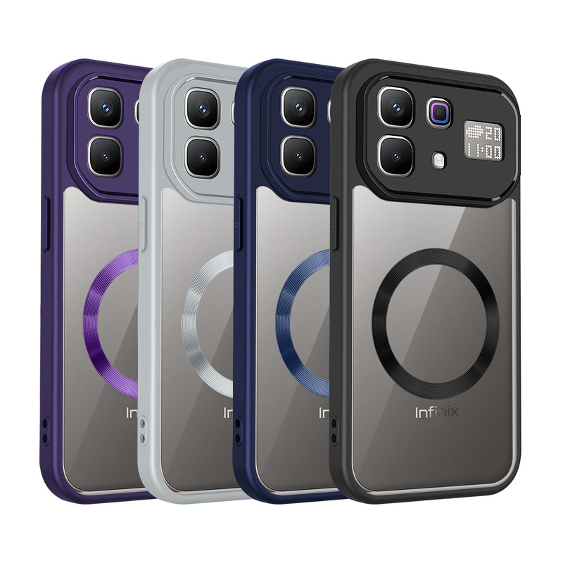 Suitable for Transsion Note60Pro Mobile Phone Case, Cd Pattern Magnetic Suction Camon50 Anti-Fall Gt50Pro Transparent Protective Case