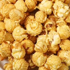 Bear-shaped popcorn in a bucket, 138g spherical caramel fruit flavor leisure food snack cinema wholesale