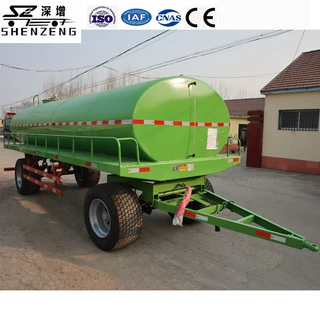 10吨水罐拖车 园林洒水罐车 农用水罐拖车 拖拉机牵引挂车