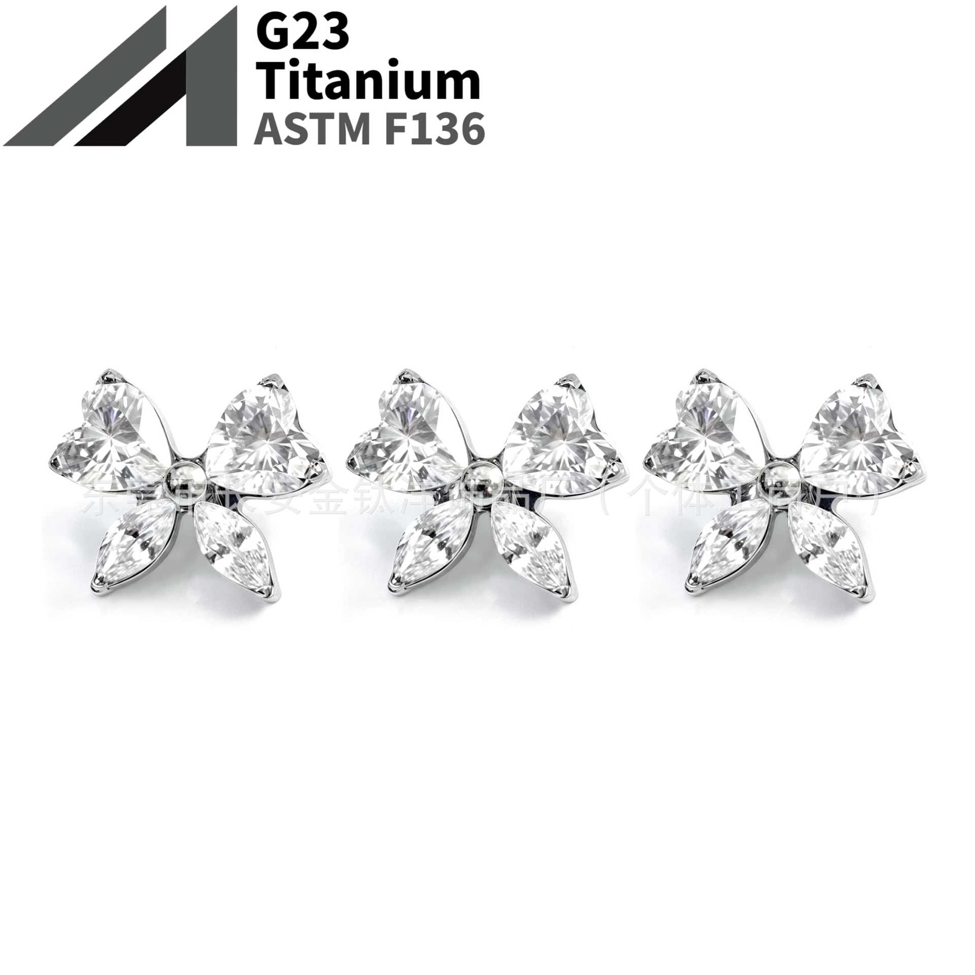16G labret stud size and finish detail