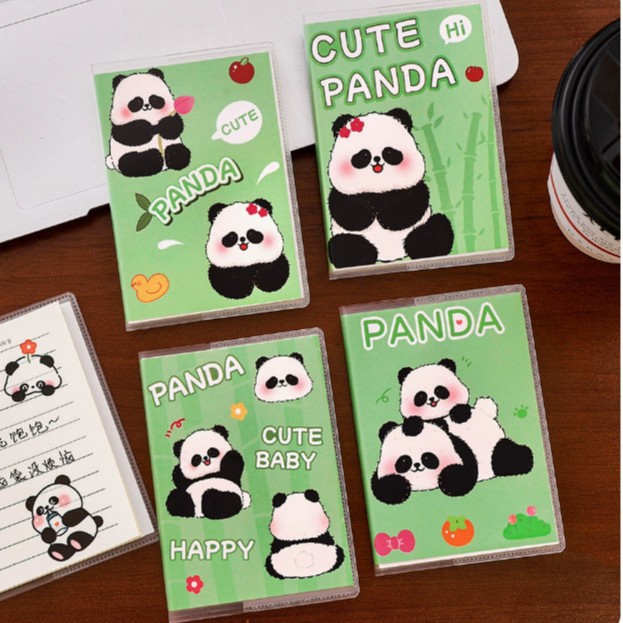 Caricatura adorable Panda Post-it - Notes Estudiantes Temporada escolar DIY Papelería Pequeños regalos de alto valor facial Paquete de regalo para niños