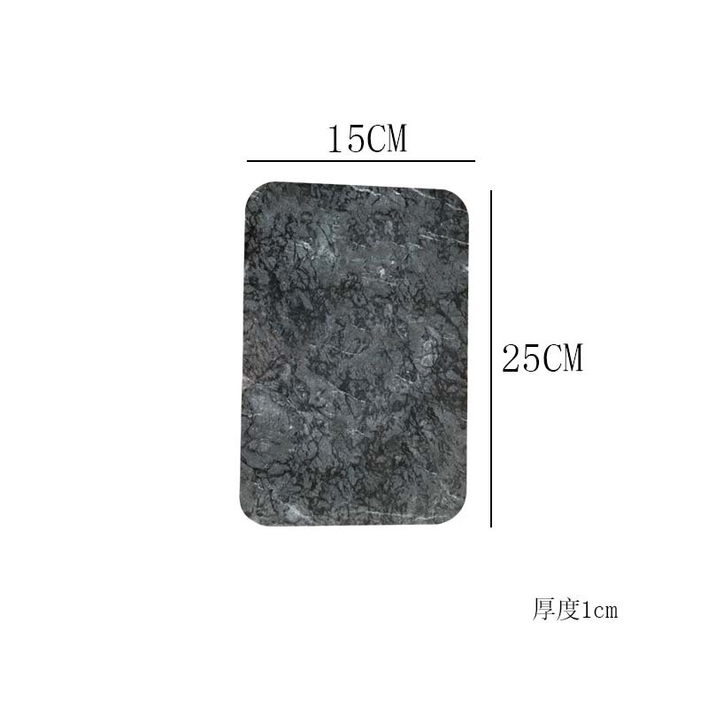 Nórdico ins estilo mármol natural bandeja hogar Mesa almacenamiento bandeja de almacenamiento de alimentos rectangular bandeja de almacenamiento de baño