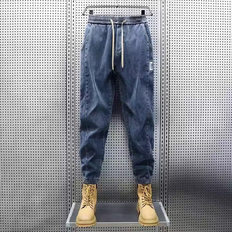 Work Site Wear-Resistant New Stretch Jeans Men's Straight Loose Casual Large Size Trousers Work Pants Breathable Work Site Wear-Resistant New Stretch Jeans Men's Straight Loose Casual Large Size Trousers Work Pants Breathable