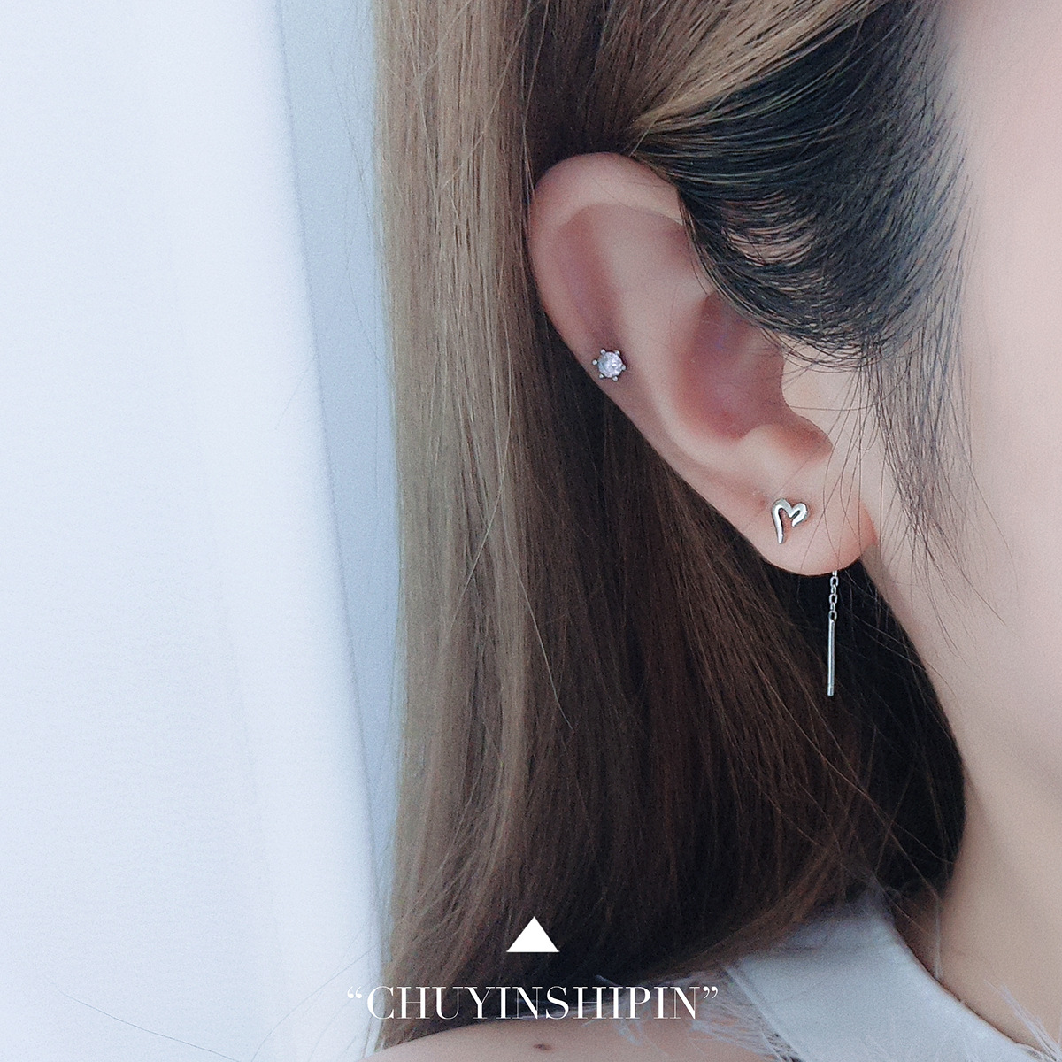 Heart Shaped Earrings Image 2