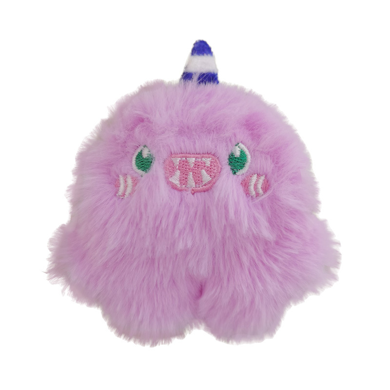 Muñeca de dibujos animados, ramo de muñeca, muñeca de peluche de bricolaje, colgante de unicornio, bolso escolar, llavero