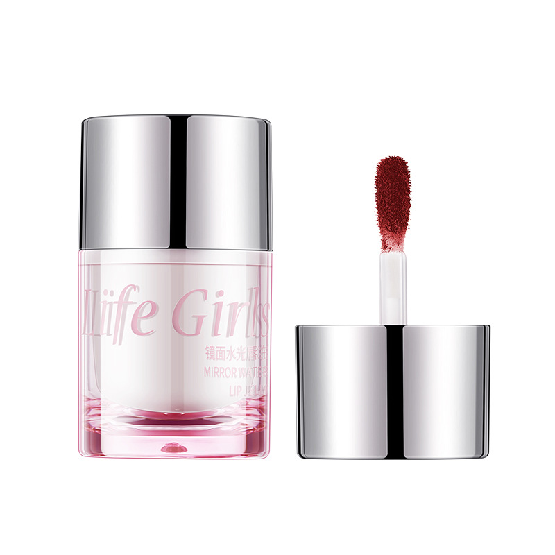 Life Girls Mirror Water Light Lip Jelly Hidratante Water Light Color Makeup Primavera y verano Glaseado de labios femenino Maquillaje transfronterizo Brillo de labios image 6