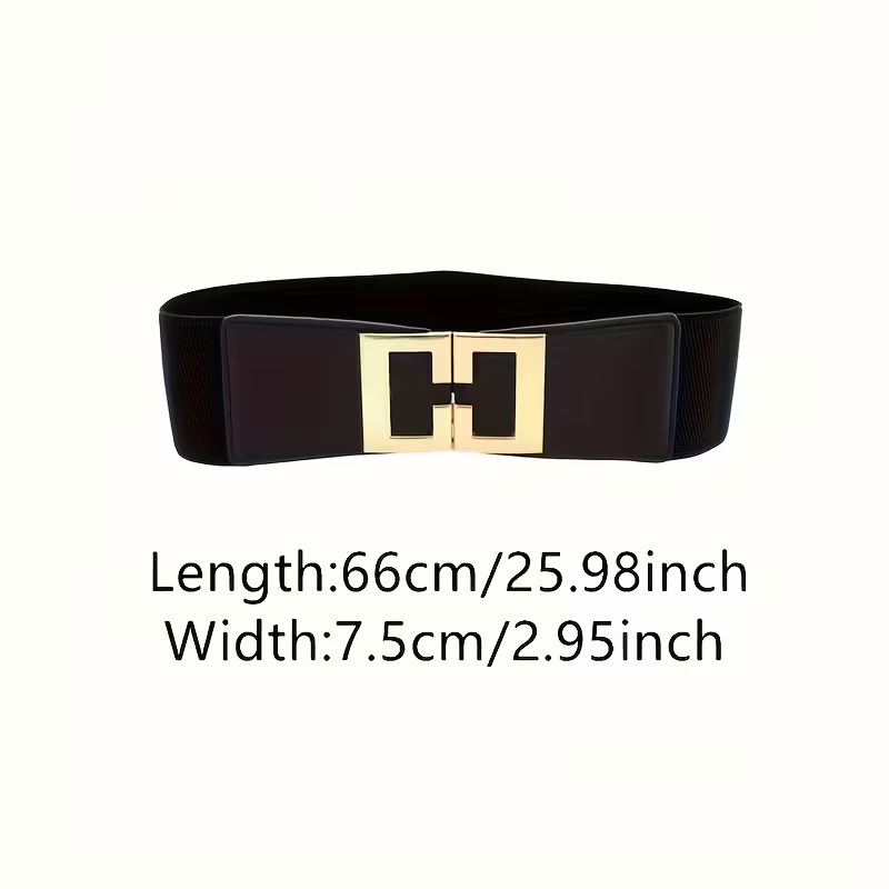 Breiter Elastischer Taillengürtel Für Damen Als Dekozubehör_voghion.com