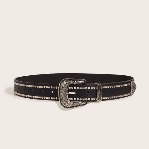 New style willow nail fashion punk style belt personalized men's and women's jeans universal belt wholesale