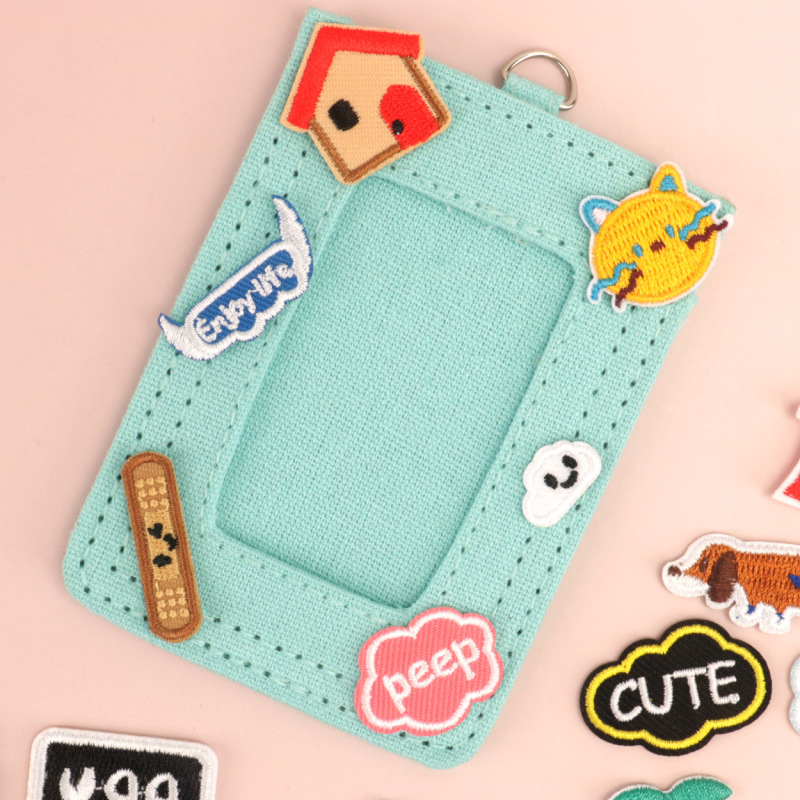漫画ホットメルト粘着刺繍英語愛刺繍布ステッカー靴と帽子 diy 装飾漫画アニメーションアップリケ|undefined