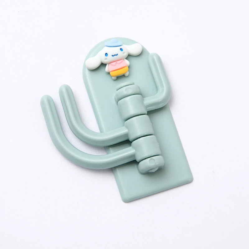 Cute cartoon three -hook hook Student dormitory wall without trace avoidance sticking hook wall door behind the key hook