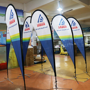 3.5m Knife Flags, Beach Flags, Advertising Flags, Water-Filled Flags, Place Flags, Road Flags, Advertising Flagpoles, Outdoor Road Flags