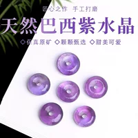 Huigufang кристалл натуральный аметист безопасная пряжка, резные подвески DIY аксессуары производители оптовая продажа