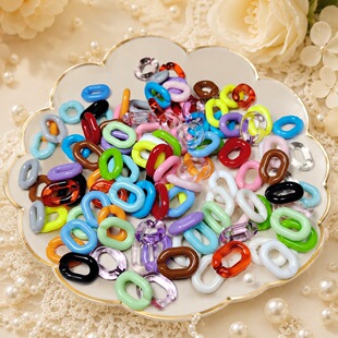 20x14mm�R������ɫ朗l�ۿ�Ȧ耳�Ȧ�������diy�Ʒ���������l