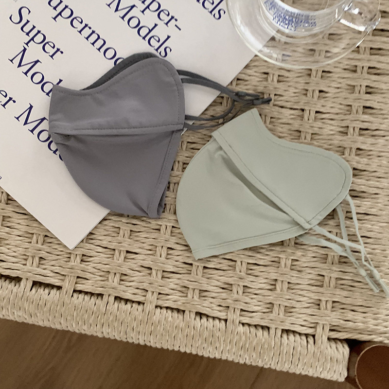 Máscara femenina de alto valor protector solar de verano protección de ojos esquina cara máscara de protección solar Gini protección UV máscara de embalaje independiente