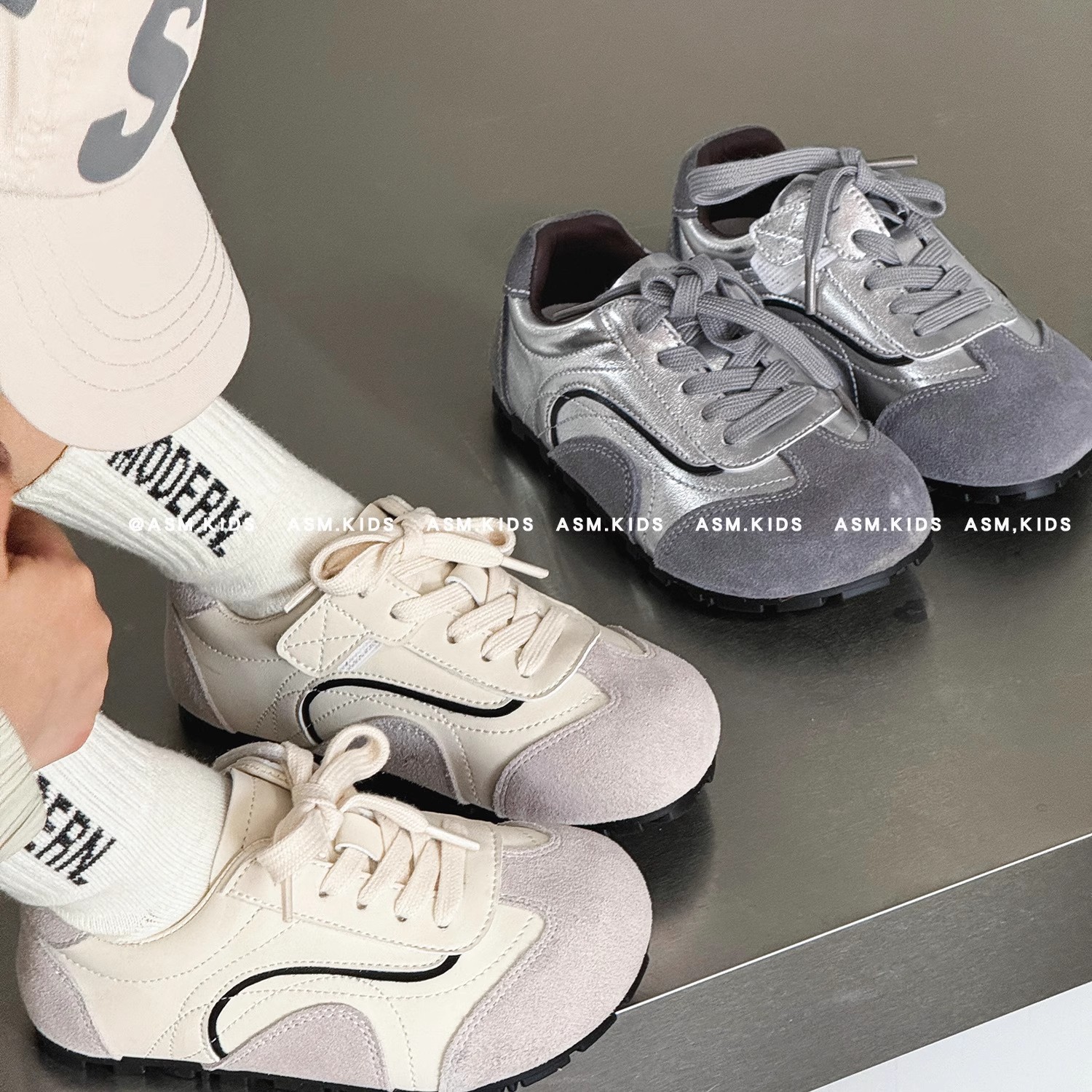 Children's retro demi-season GAT shoes