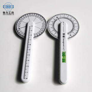 Plastic Roller Ruler Level Ruler Measuring Tape Strong Magnetic Gram Measuring Angle Measuring Level Bubble Level Bubble Bubble