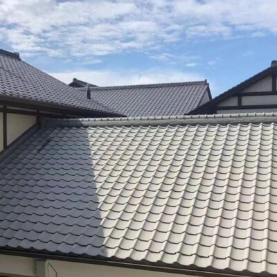 Japanese WAWA Antique tile Retro tile Roof Tiles Yixing glazed tiles Manufactor Supplying wholesale Roof tile