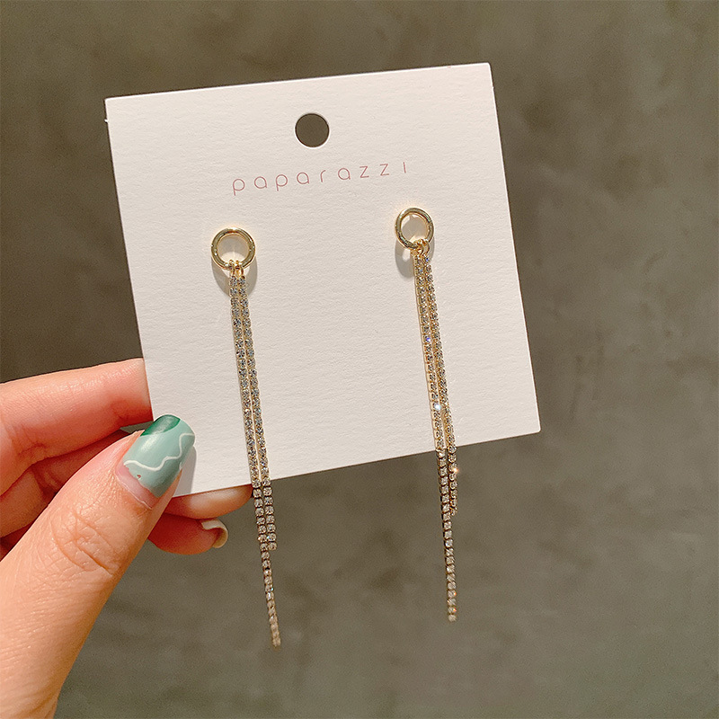 18g Weight Earrings Classification 1 Pair Quantity Fashion Star Heart Shape Bow Knot Imitation Pearl Alloy Rhinestone Tassel Women's Earrings 1 Pair