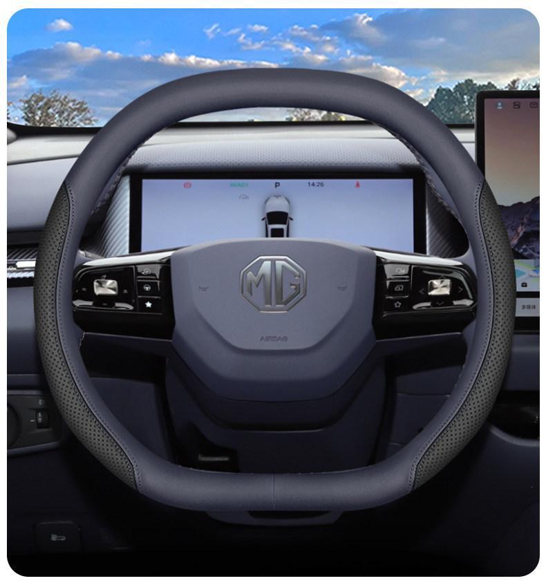 2026 Mg4X Steering Wheel Cover, 2026 Mg4Ev Special Car Interior Accessories, Modified Ultra-Thin Handle Cover