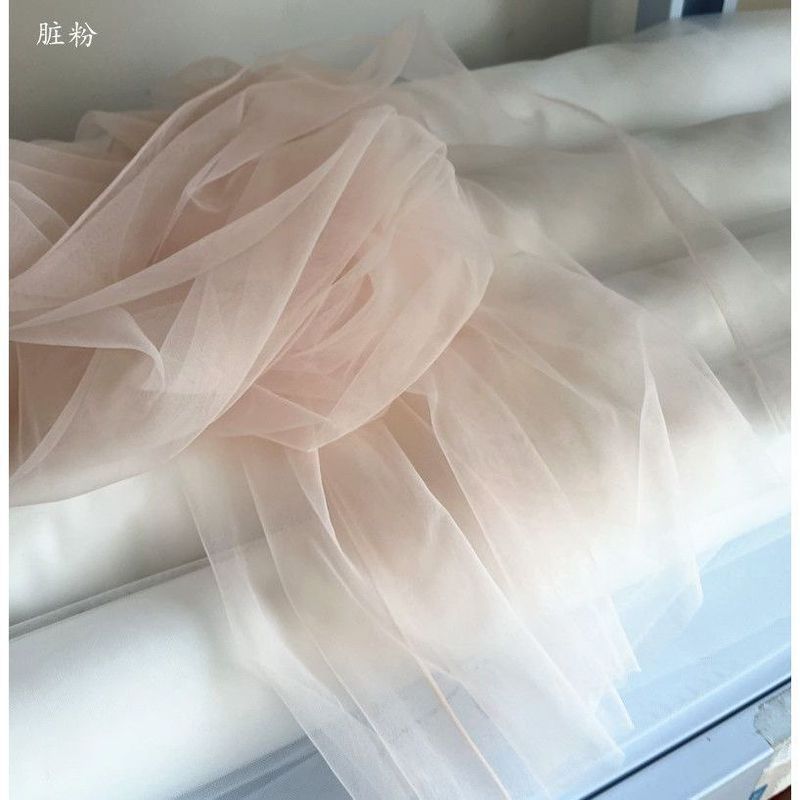 东方美学绿色古风雅静布置纱幔幼儿园环创纱布料汉服柔软装饰网纱|undefined