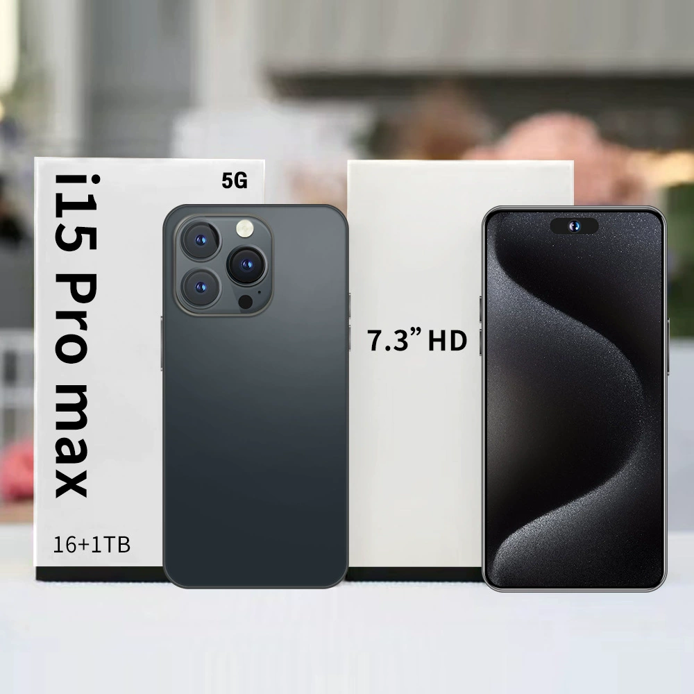 (Cross-border trading) смартфон, 4G, intel core i15, 15promax, (Физические), широкий экран, 6.8 дюйма