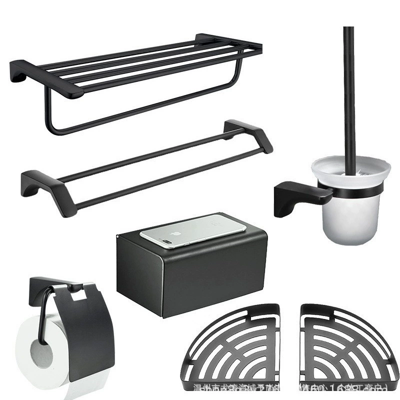 Black colored paper, wipes, bath towel, pendant, set, mirror effect