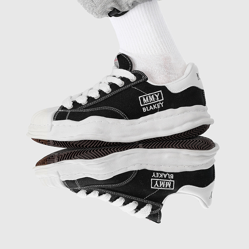 Mmy Shell-Toe Sneakers Thick-Soled Canvas Shoes Dissolvable Shoes Men's Shoes Putian San Yuan Kangyu Women's Foreign Trade Shoes