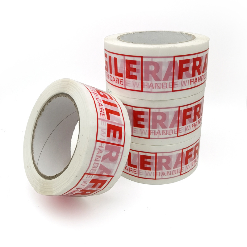 ��Ʒ�׵׺������龯ʾӡˢFRAGILE������ݴ��50X100����佺��