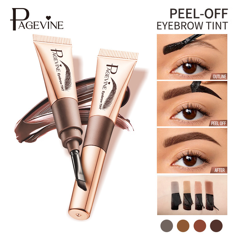 PAGE VINE Tear Eyebrow Glue Tear Eyebrow Tinting Blush Pocket Blush Bar Lip Esmalte Bar Bar Bar Cross-Border Color Maquillaje image 1