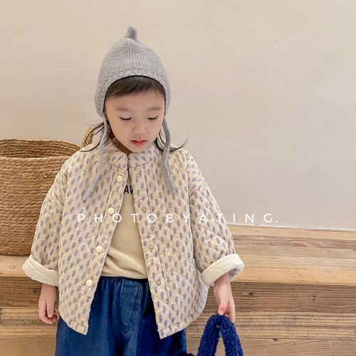  Children's Clothing Autumn and Winter Children's Winter Clothing Korean Style Padded Thickened Cotton Clothes Girls Winter Jackets Cotton Clothes 21872