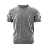 ZY8103C-D通勤百搭夏季时尚简约14针T恤美式纯色圆领针织短袖，男装针织衫/毛衣，星座614